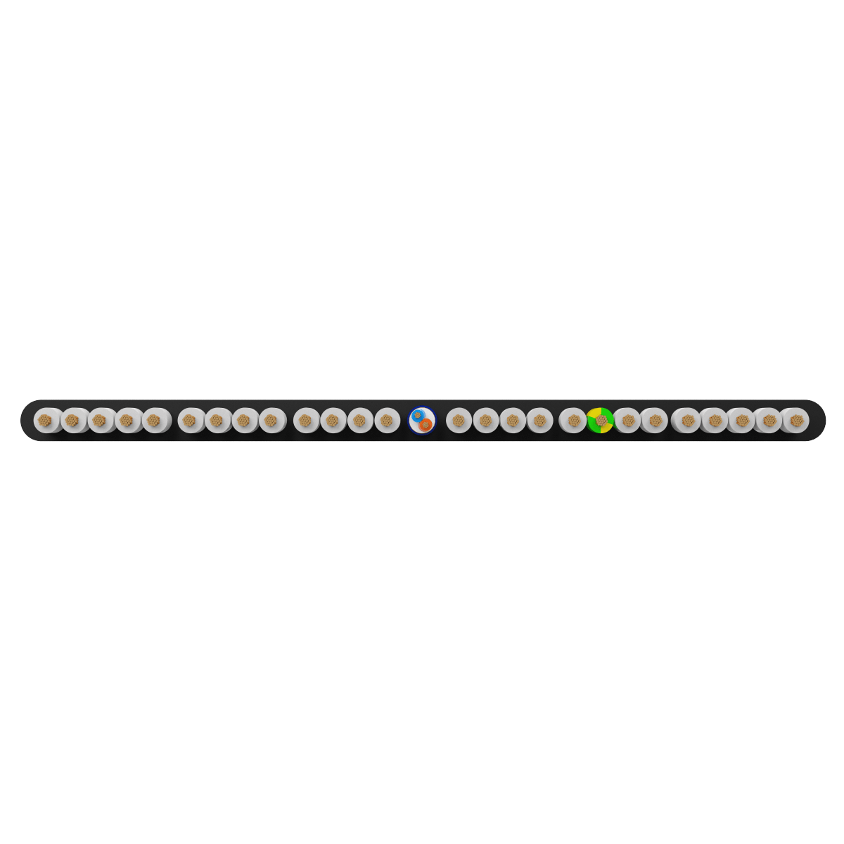 26x0.75 +1Px(2x0.22) mm² H05VVH6-F Foiled Elevator Cable