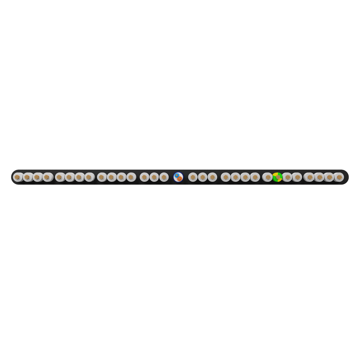30x0.75 +1Px(2x0.22) mm² H05VVH6-F Foiled Elevator Cable